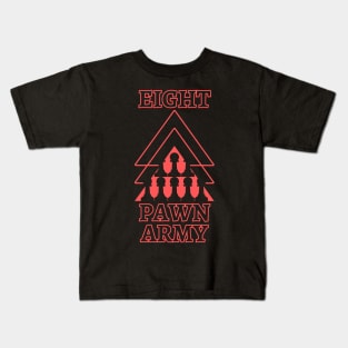 Chess - Eight pawn army Kids T-Shirt
